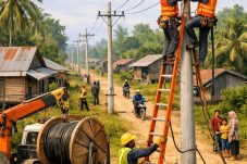 PLN Perluas Jaringan di Tebingtinggi Timur