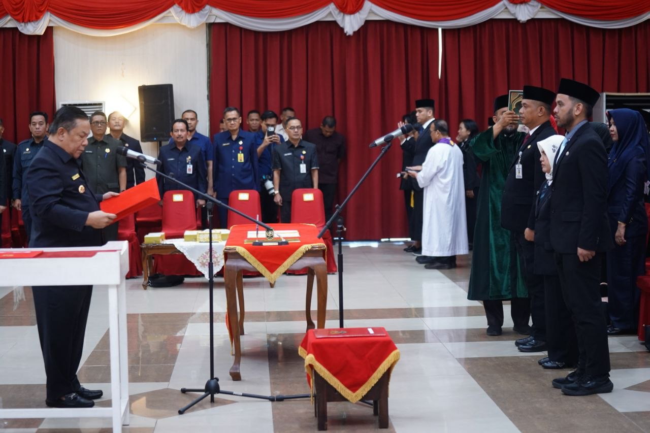 Lantik 238 Pejabat Eselon III dan IV, Begini Pesan SF Hariyanto