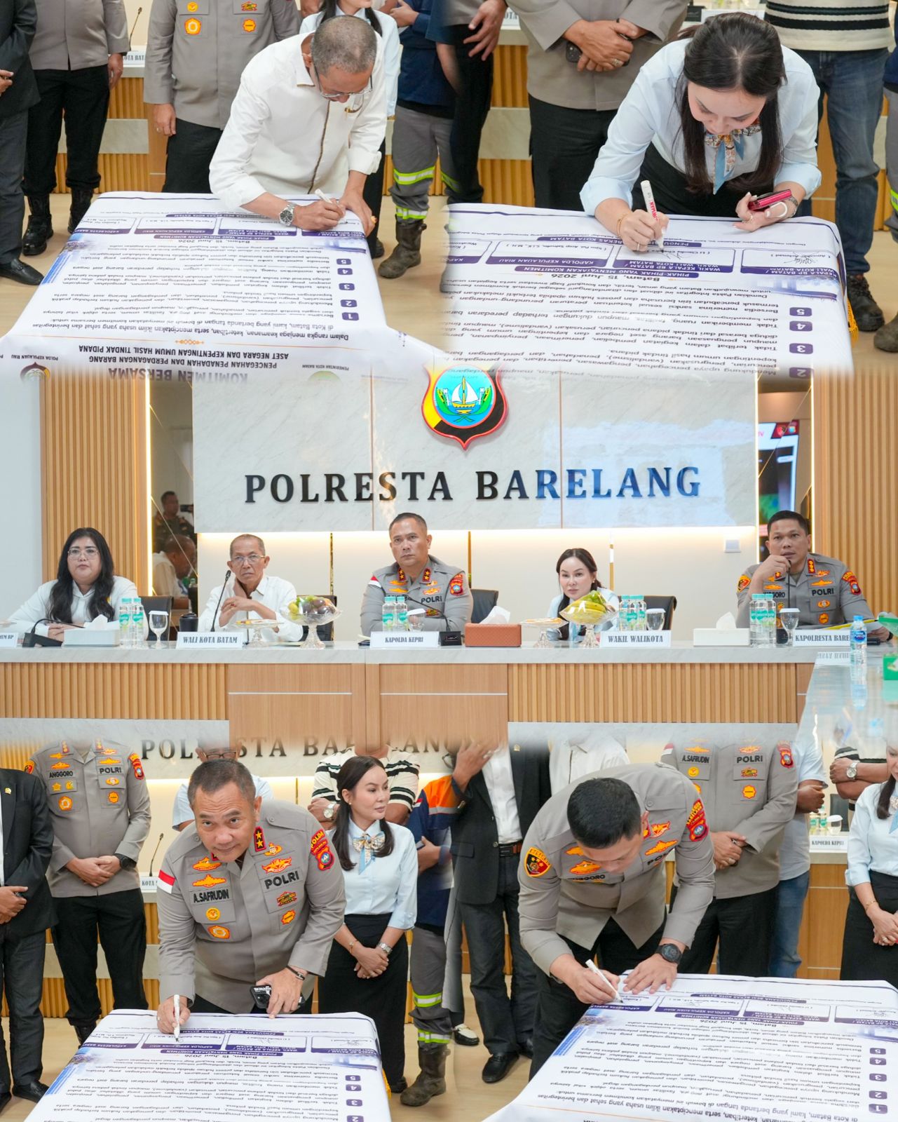 Maraknya Pencurian dan Rayap Besi, BP Batam dan Polda Kepri Teken MoU