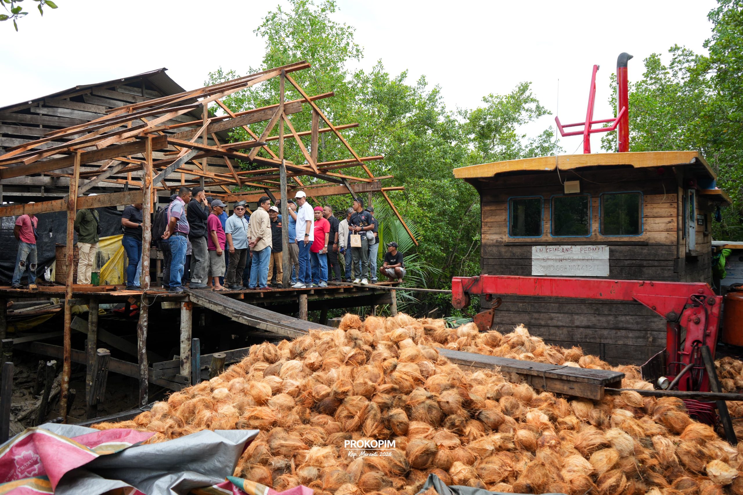 Investor Malaysia Tinjau Rangsang, Kelapa Meranti Berpeluang Tembus Pasar Johor