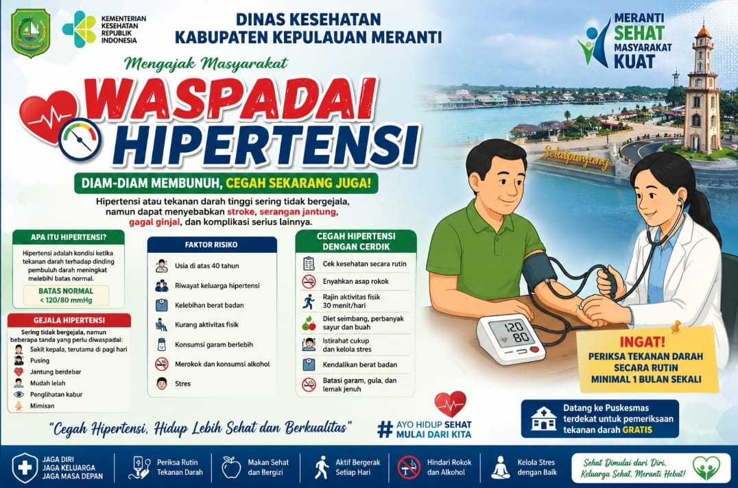 Hipertensi, Si Pembunuh Senyap yang Harus Diwaspadai Masyarakat