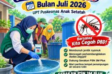 Larvasidasi Massal, Puskesmas Anak Setatah Perkuat Pencegahan DBD di Kecamatan Rangsang Barat