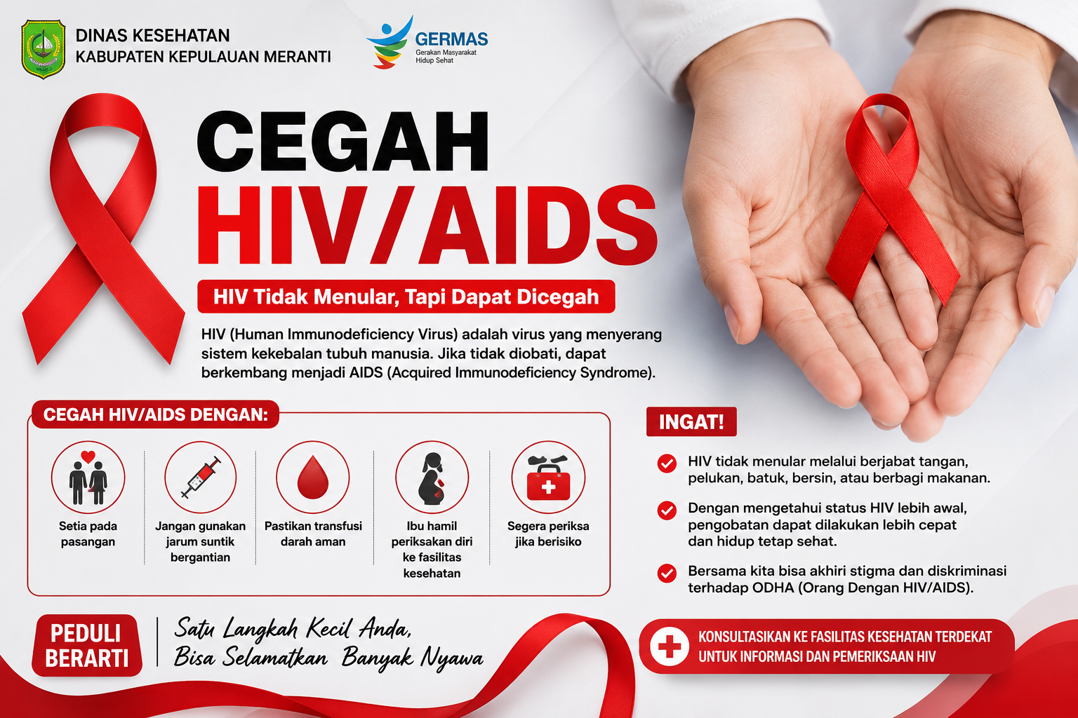 Cegah HIV/AIDS Sejak Dini, Dinkes Meranti Ajak Masyarakat Hilangkan Stigma dan Berani Periksa Kesehatan