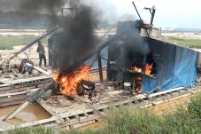 436 Rakit Dimusnahkan, 15 Tersangka PETI Diamankan