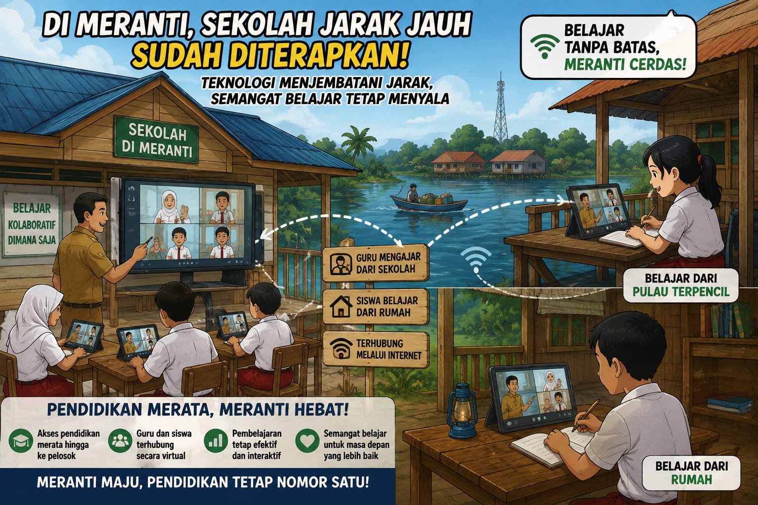 Kualitas Udara Menurun, Disdikbud Meranti Izinkan Sekolah Terapkan Pembelajaran Jarak Jauh