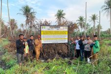 Lahan Bekas Karhutla Dipasang Plang Larangan Dimanfaatkan