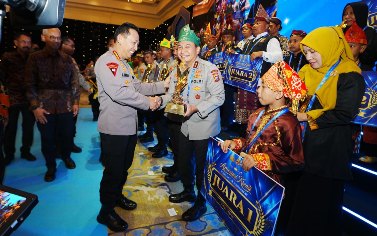 Polda Riau Juara Umum Klaster 3 Program Ketahanan Pangan Polri