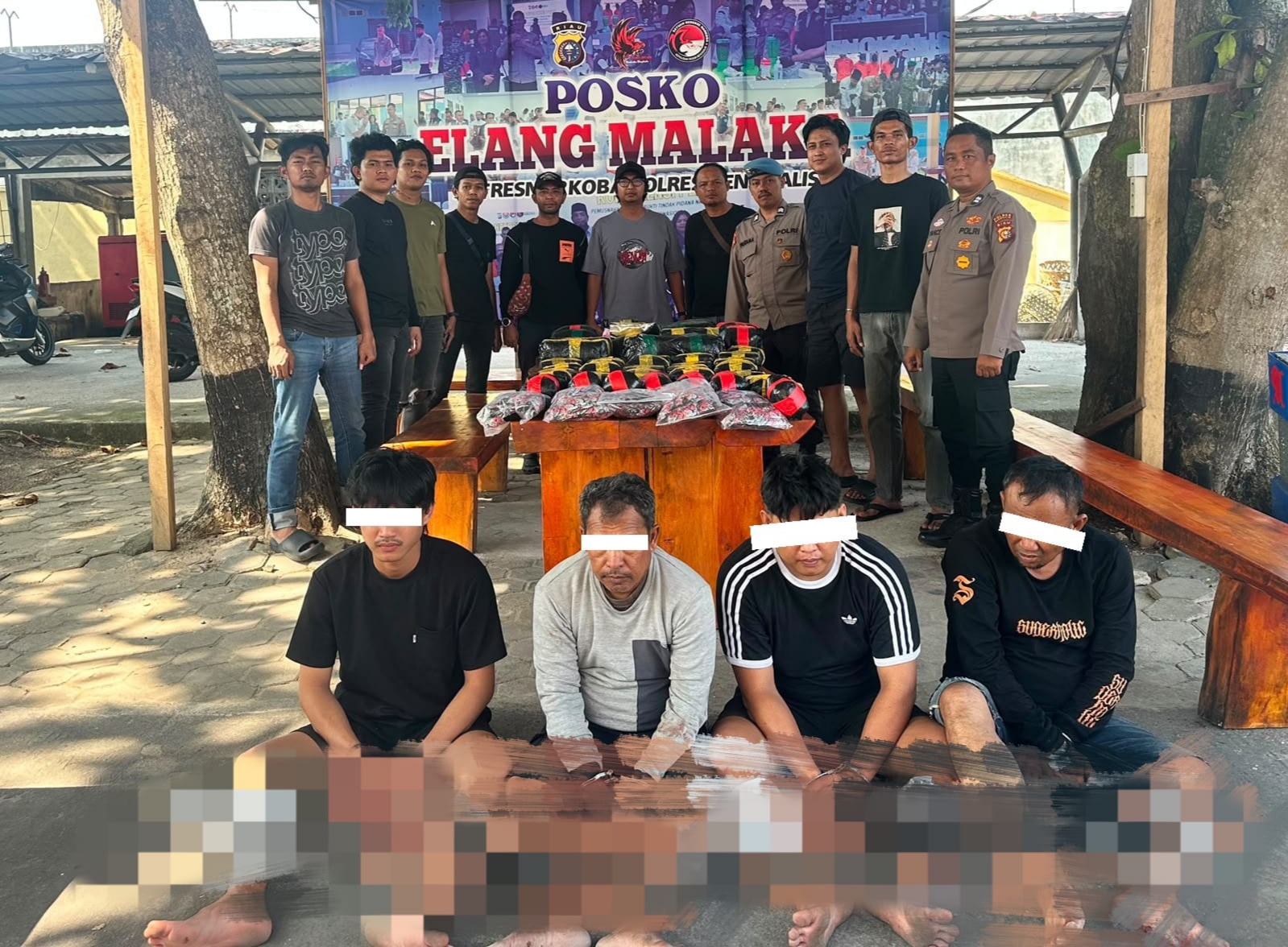 Dua Pengendali dan Dua Kurir Narkotika Ditembak