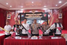 Dua Pekan, Empat Pembakar Lahan Ditangkap Polres Kampar