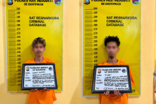 Dua Pengedar Sabu Ditangkap di Meranti, 22 Paket Barang Bukti Disita