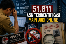 51.611 ASN Indonesia Teridentifikasi Main Judi Online