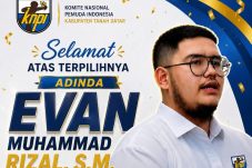 Evan Muhammad Rizal Nahkodai KNPI Tanah Datar, Bawa Semangat “Sakaki Basamo Nagari”