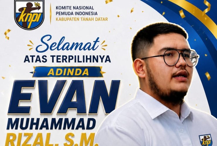 Evan Muhammad Rizal Nahkodai KNPI Tanah Datar, Bawa Semangat “Sakaki Basamo Nagari”