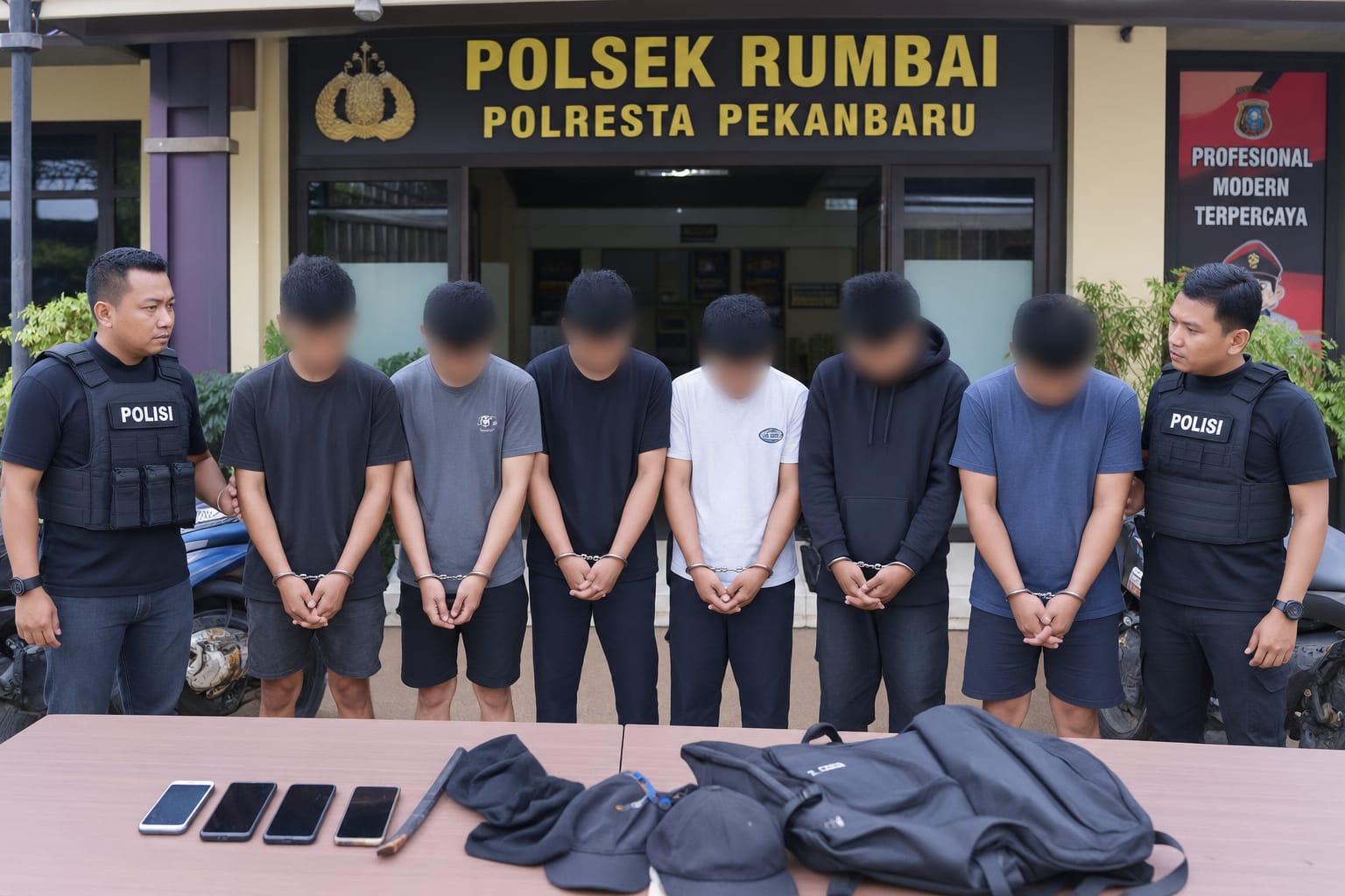 Pelaku Pengeroyokan dan Perampasan iPhone Remaja Ditangkap