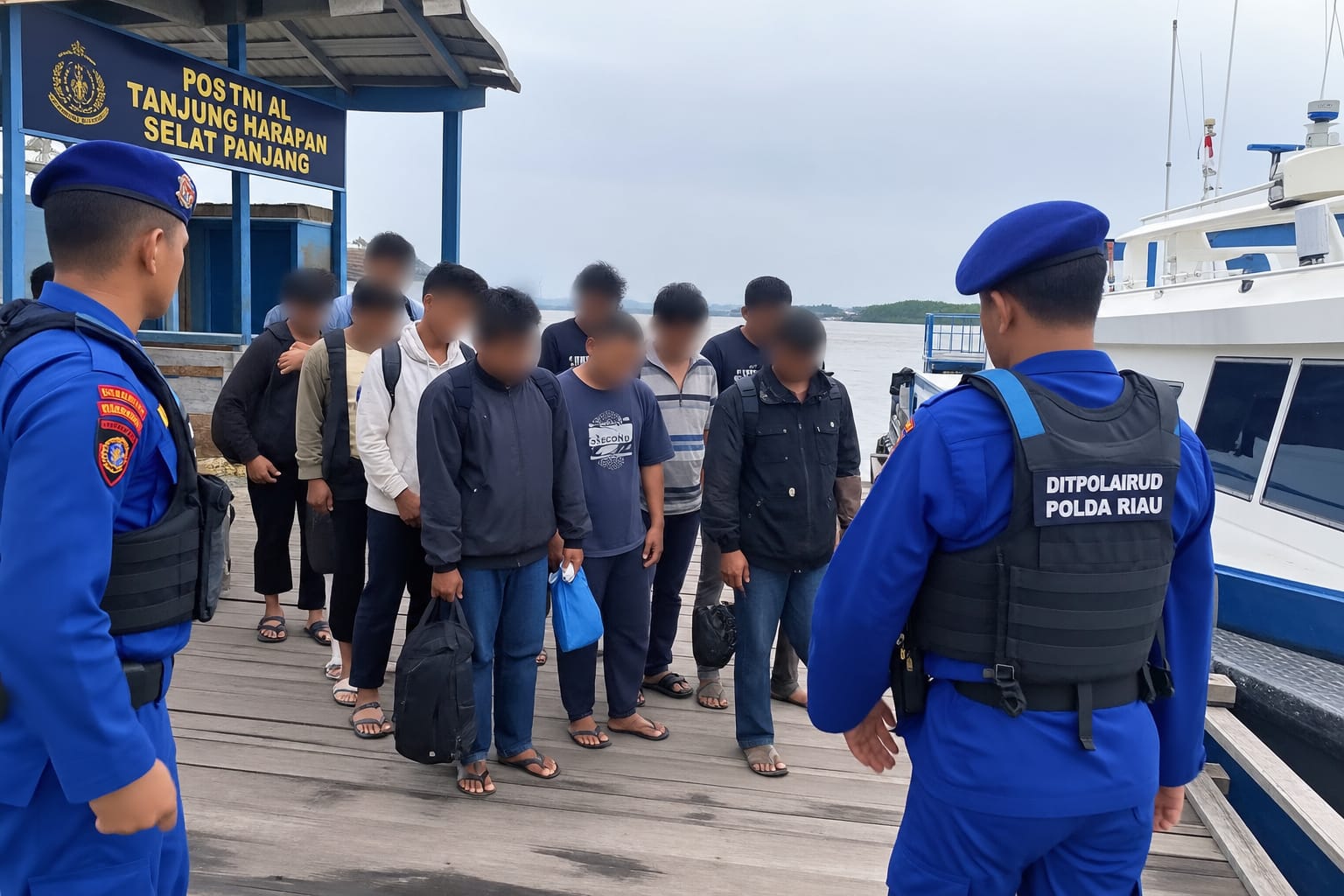 Polisi Tangkap Agen Pengiriman 10 PMI Nonprosedural ke Malaysia