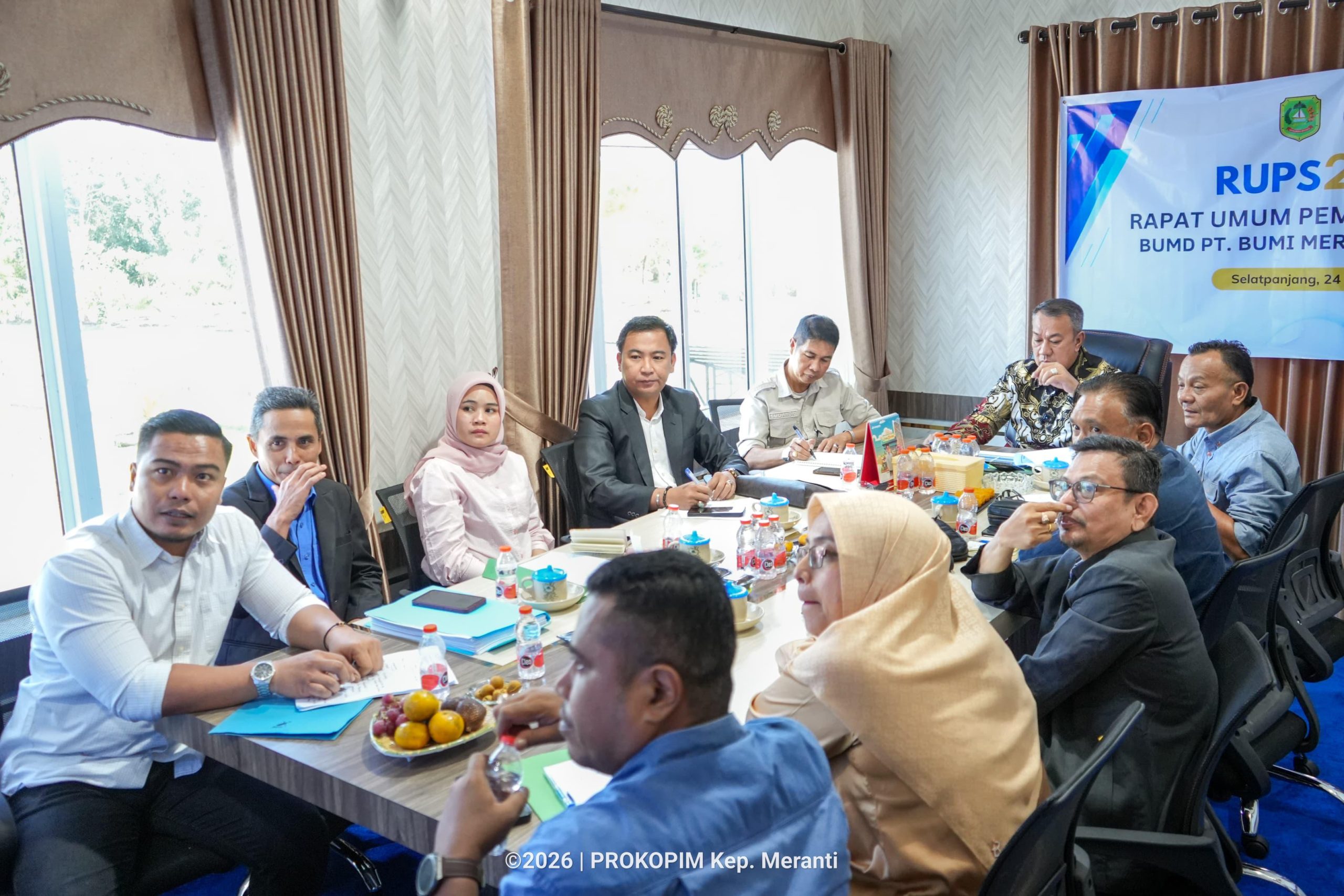 BUMD PT Bumi Meranti Gelar RUPS, Pemda Siap Beri Dukungan Penuh