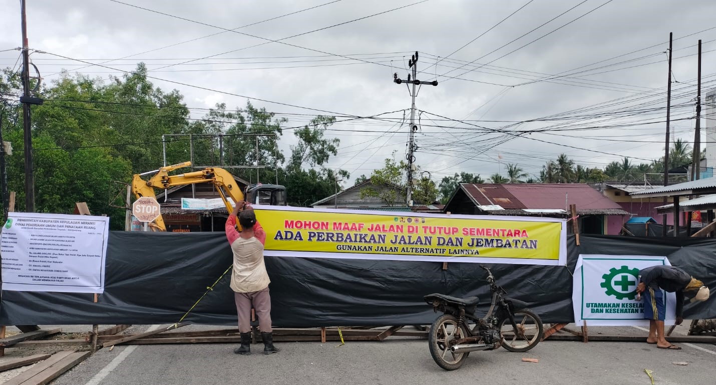 Jalan Amblas di Alahair Mulai Diperbaiki