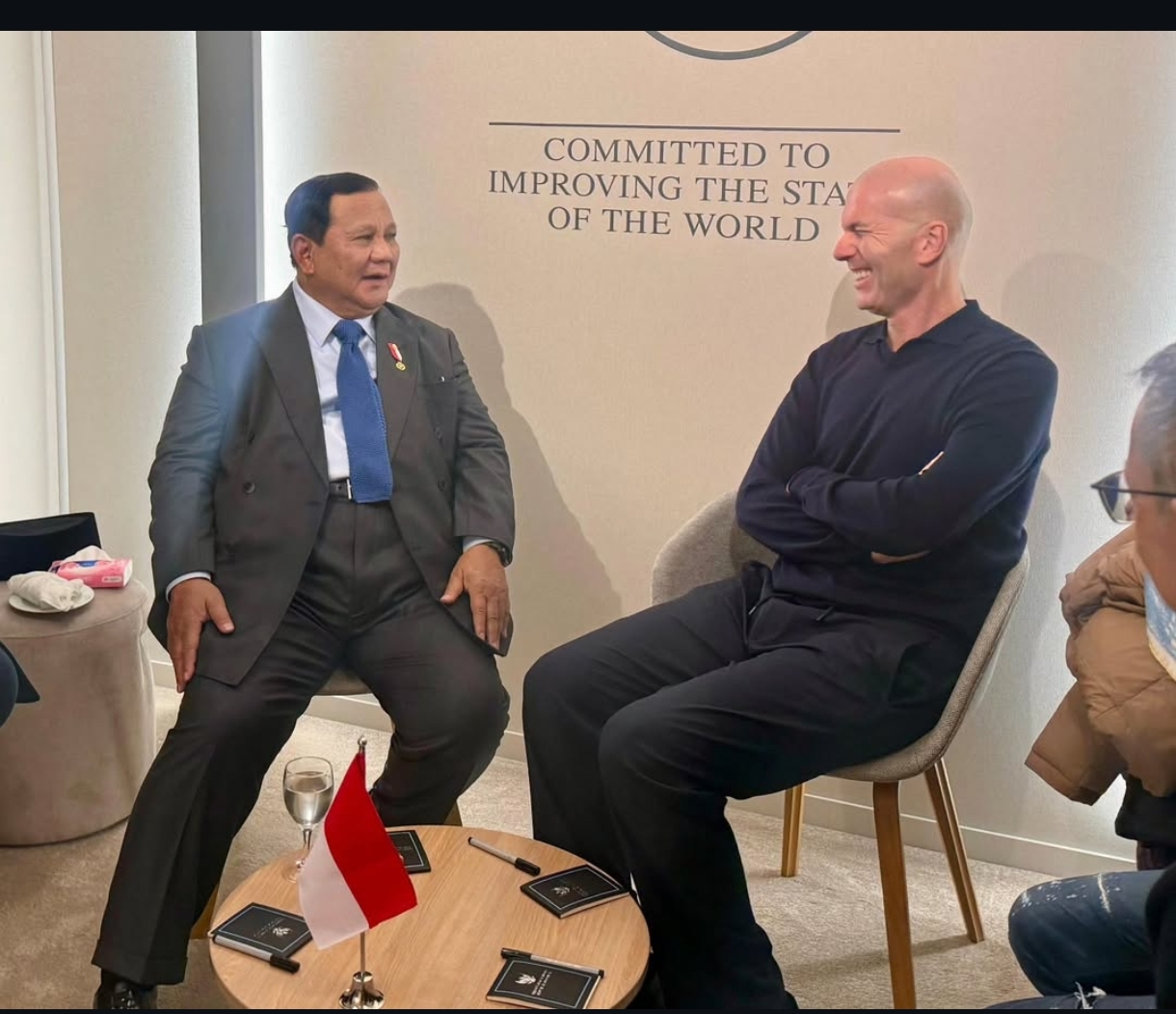 Majukan Sepakbola Nasional, Prabowo Minta Petuah Zinedine Zidane