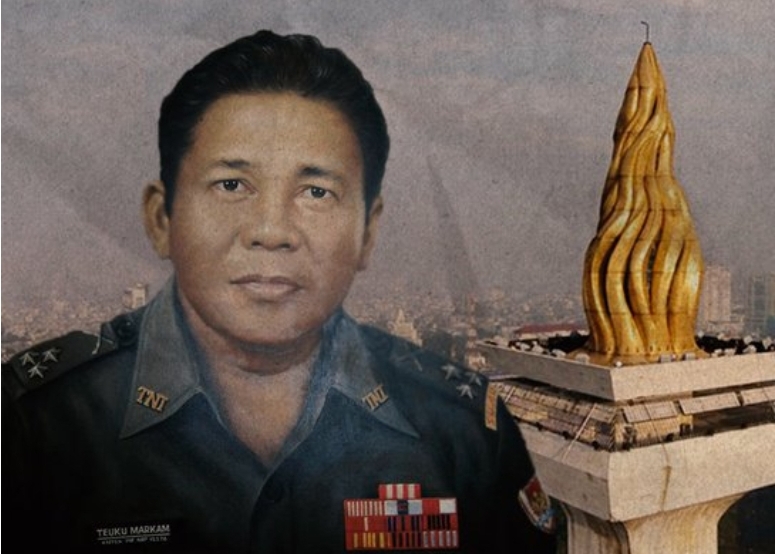 Teuku Markam, Penyumbang 28 Kg Emas Puncak Monas, Tapi Justru Berakhir di Penjara