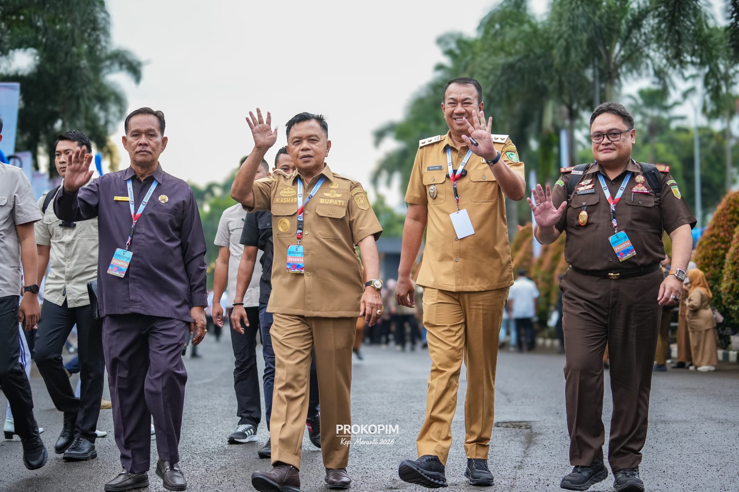 Bupati Asmar Hadiri Rakornas 2026