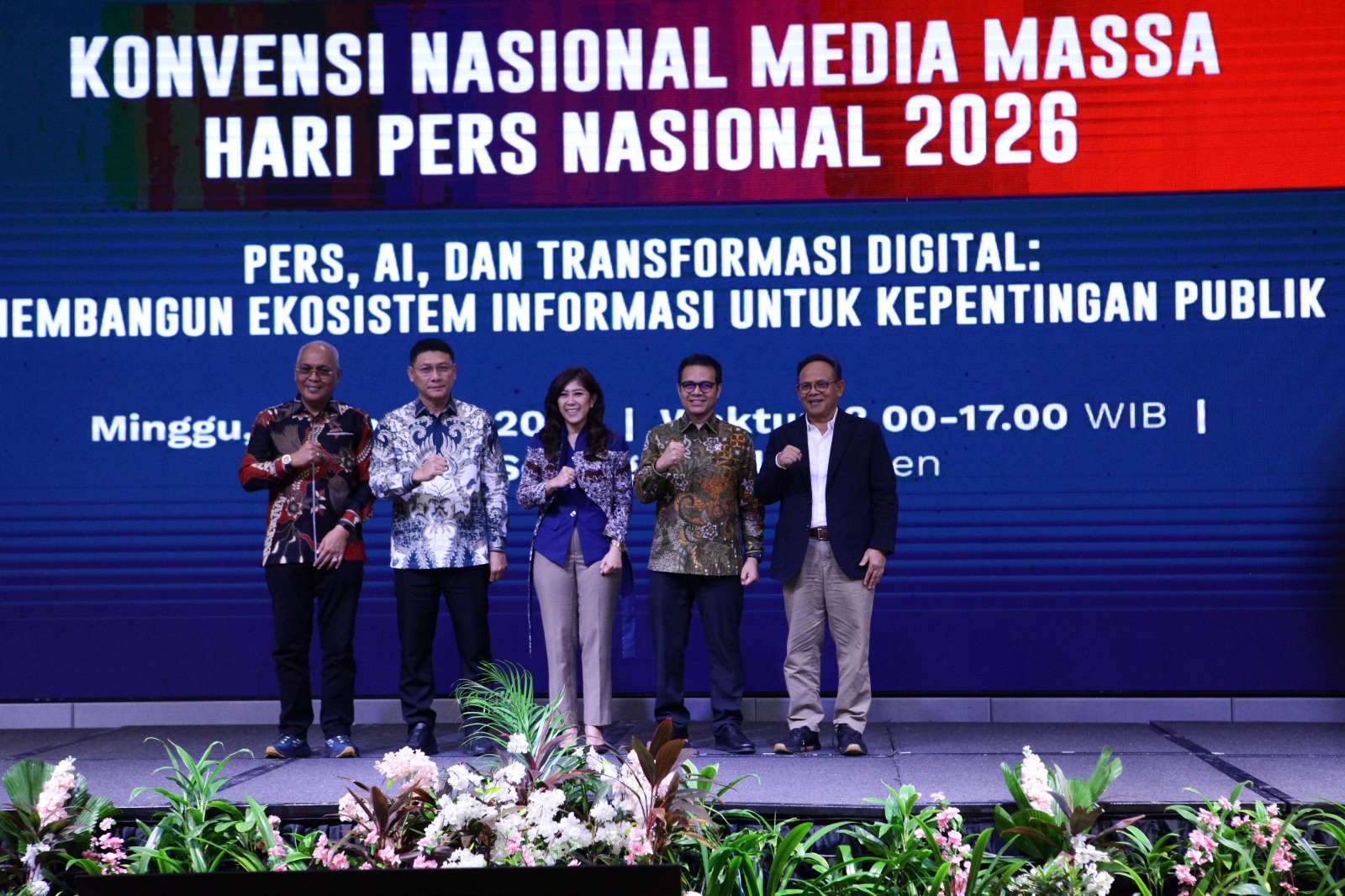Buka Konvensi Nasional Media Massa HPN 2026, Menkomdigi Soroti Etika Pers di Era AI