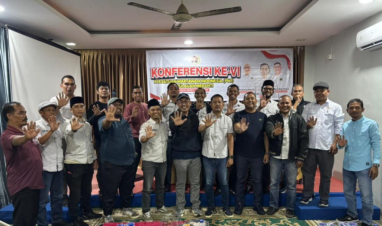 Konferensi PWI Meranti Digelar, Raja Isyam Minta Wartawan Harus Jaga Marwah dan Integritas
