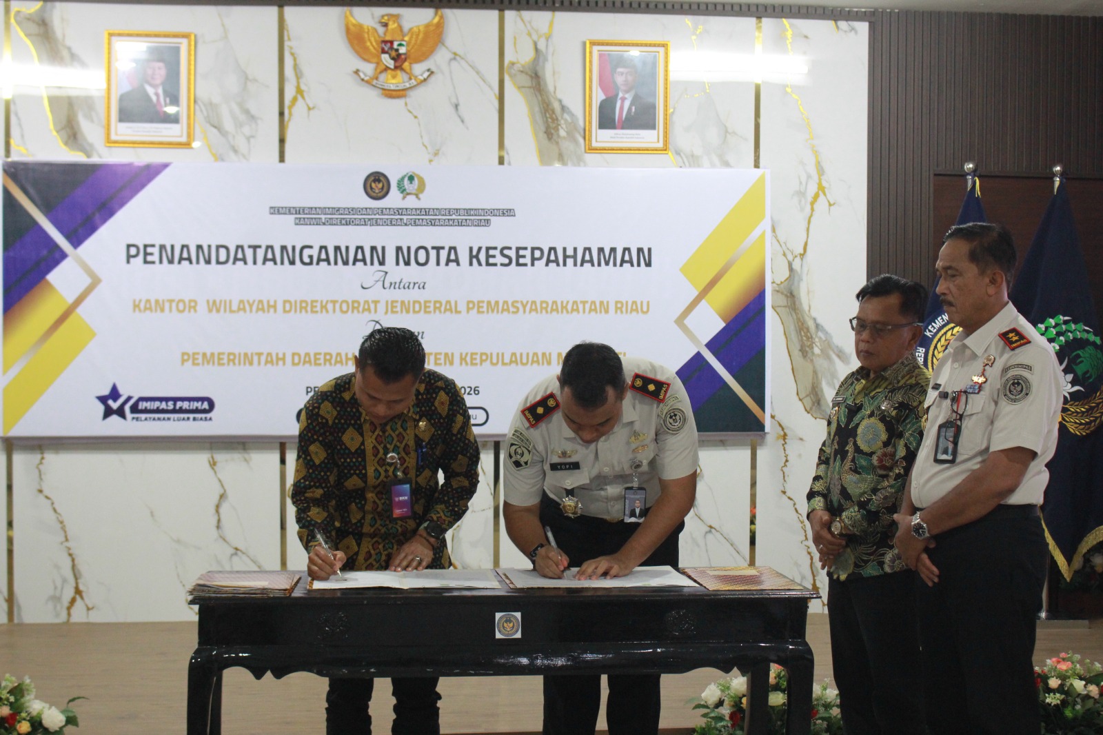 Dorong Pendidikan Kesetaraan dan Ketahanan Pangan, Lapas Selatpanjang MoU dengan Pemkab Meranti