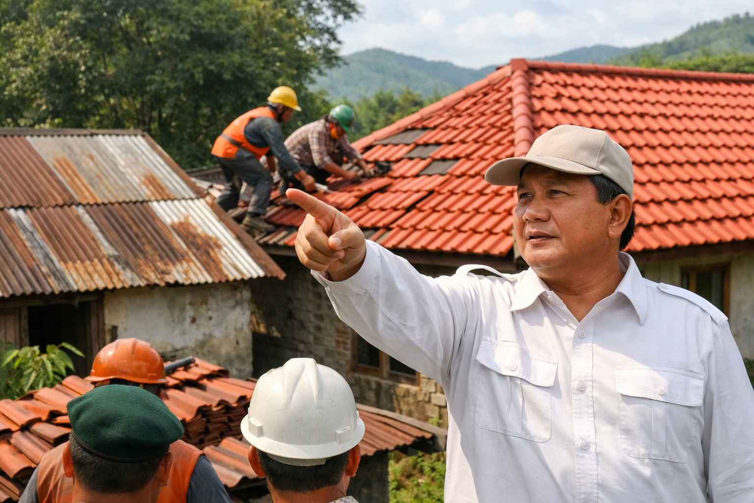 Siap-siap, Prabowo Minta Seluruh Rumah di Indonesia Gunakan Atap Genteng Bukan Seng