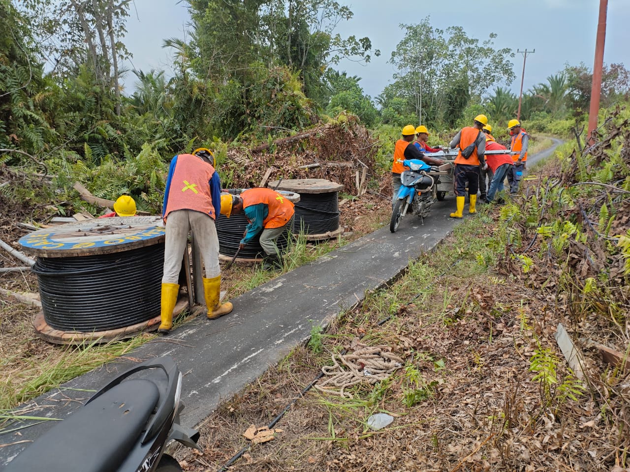 Tahun Ini, Perluasan Jaringan PLN di Meranti 40,25 Kilometer