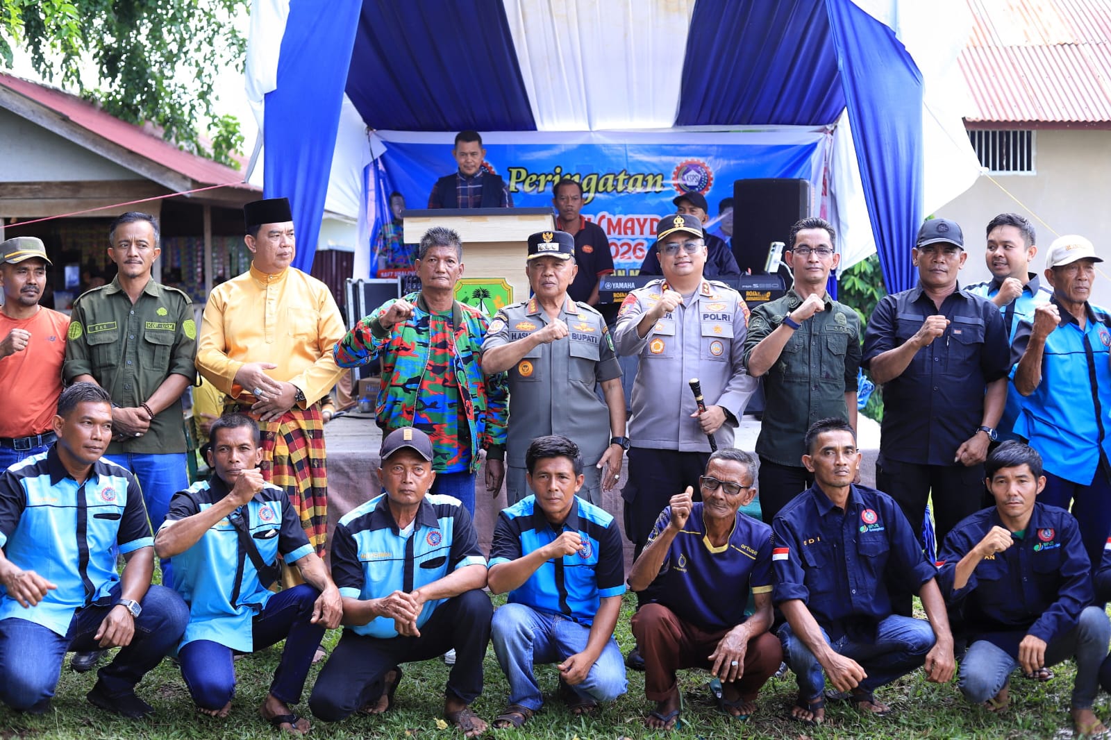 Dukung Kamtibmas, Buruh Meranti Tetap Suarakan Upah dan Perlindungan Kerja