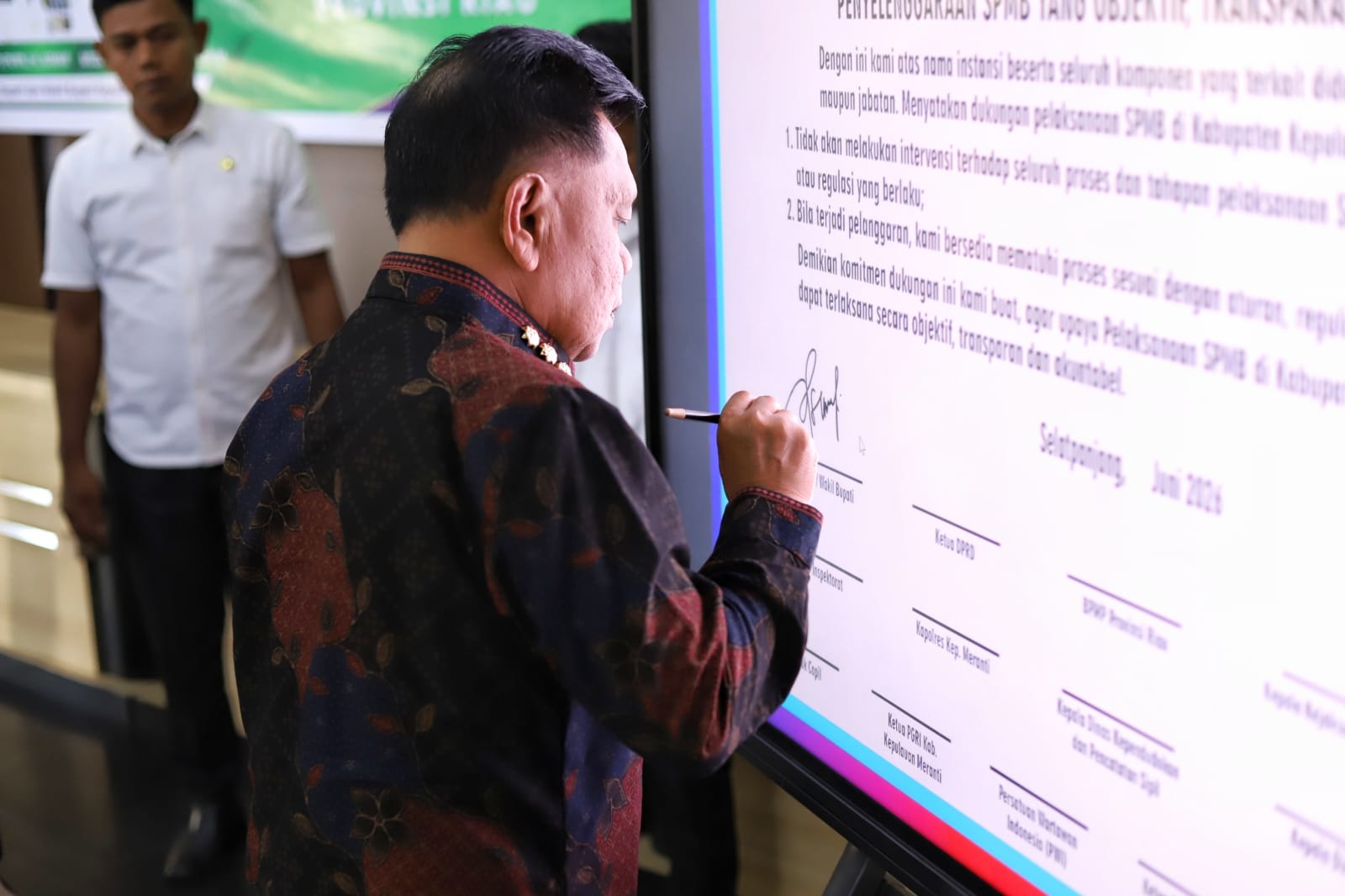 Bupati Asmar Tegaskan Penerimaan Siswa Baru Harus Bersih dari Titipan