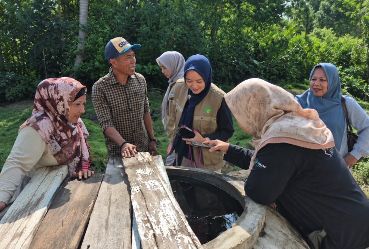 Cegah DBD dari Desa, Puskesmas Sungai Tohor Gelar Larvasidasi Massal di Seluruh Wilayah Kerja