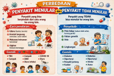 Kenali Penyakit Menular dan Tidak Menular, Langkah Awal Lindungi Kesehatan Keluarga