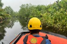 Tim SAR Cari Pemancing Diduga Diterkam Buaya di Muara Sungai Mampu