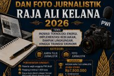 Batas Waktu Pengiriman Karya Lomba Raja Ali Kelana 2026 Diperpanjang hingga 15 Agustus