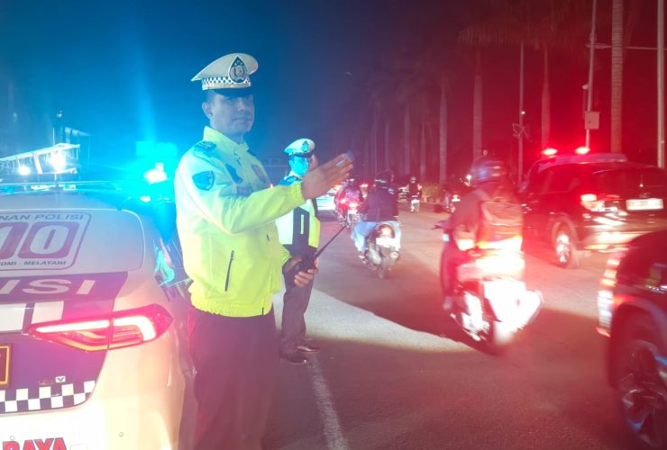 Ditlantas Polda Riau Tingkatkan Patroli hingga Malam di Akhir Pekan