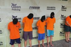 Polisi Sita Parang dan Tas Korban dari Komplotan Begal di Pekanbaru