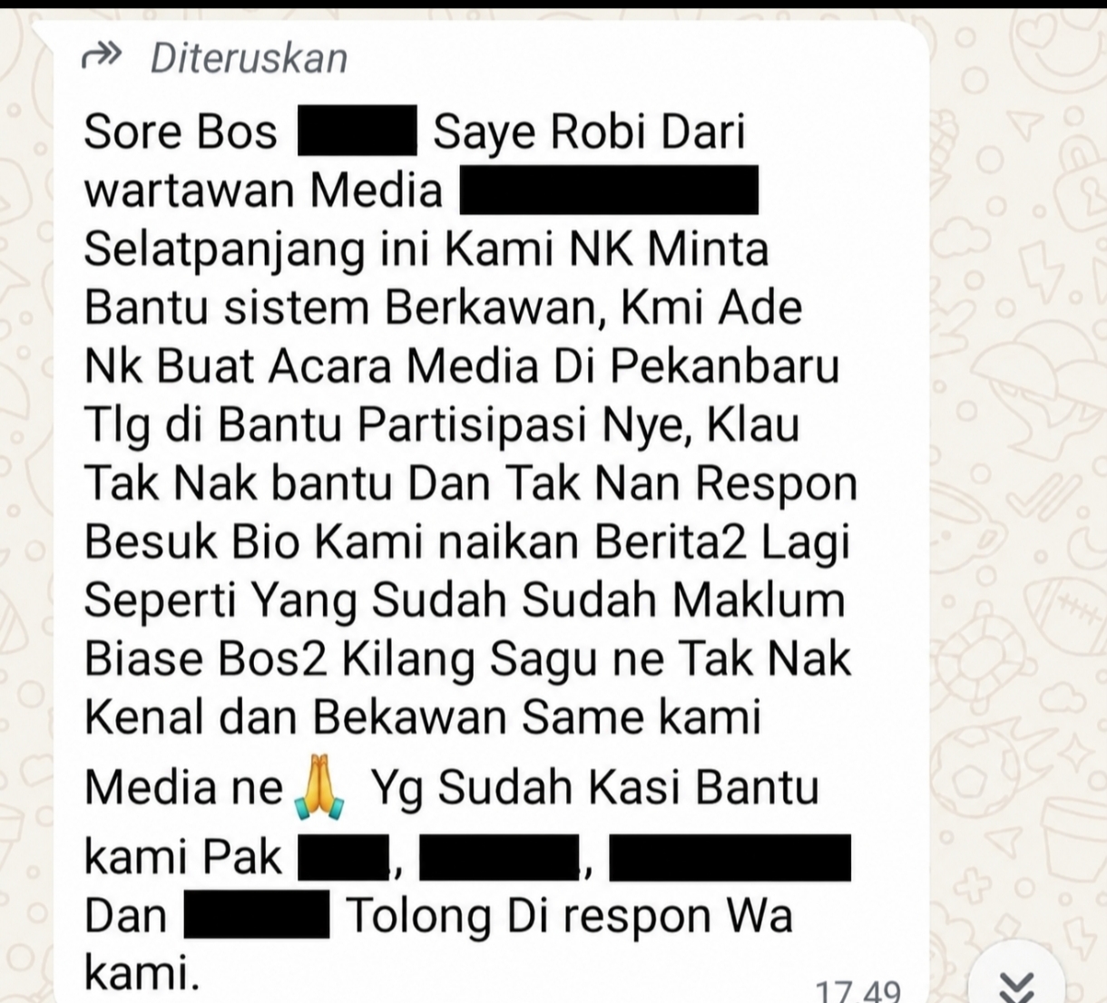 Pemkab Meranti: Jangan Takut, Tolak Intimidasi Berkedok Permintaan Partisipasi