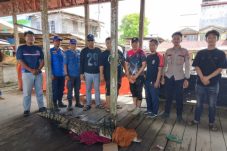 Incar Ayam Warga, Buaya di Gaung Inhil Ditangkap