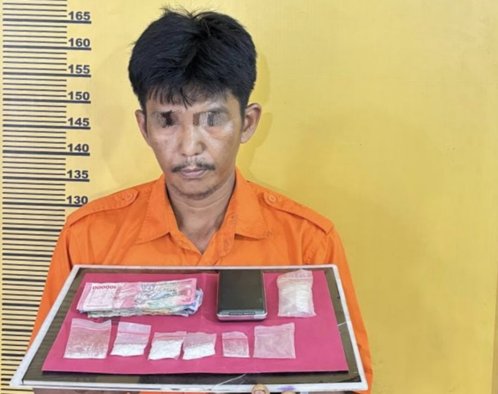 Polres Inhu Tangkap Anak Ratu Narkoba Riau