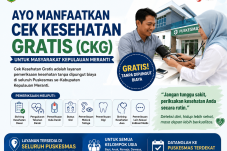 Ayo Cek Kesehatan Gratis, Bisa di Seluruh Puskesmas di Kepulauan Meranti