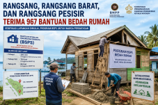 Rangsang, Rangsang Barat, dan Rangsang Pesisir Terima 967 Bantuan Bedah Rumah