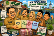 BPKAD Meranti Tuntaskan Janji Bayar TPP 13 dan TPP Mei 