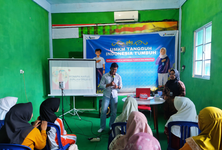 Dorong UMKM Go Digital, Rumah BUMN Meranti Gelar Pelatihan Pembuatan Akun Marketplace